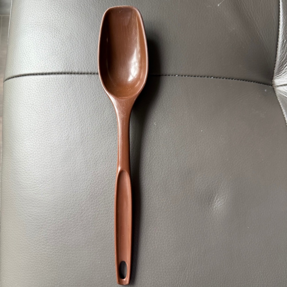 Vtg 50s 60s Foley Serving Spoon Brown Nylon Kitchen Utensil Scoop MCM